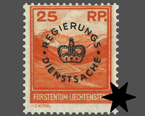 Timbres-poste courants 1933 avec surchar