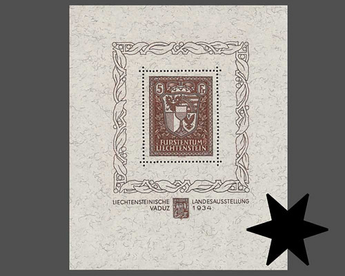 1. Stamp exhibition at the Liechtenstein
