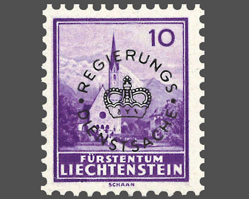 Definitive stamps 1934/1935 with circula