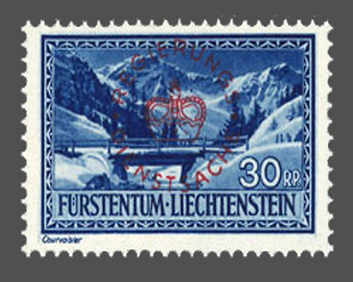 Definitive stamps 1934/1935 with circula