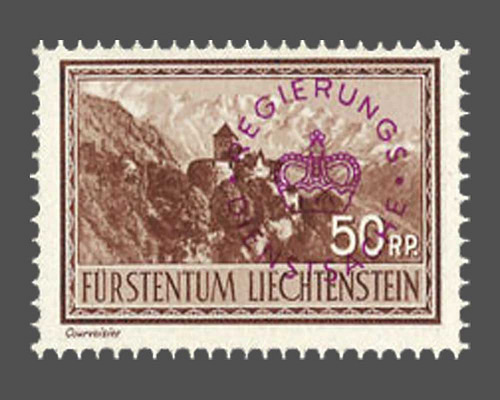 Definitive stamps 1934/1935 with circula