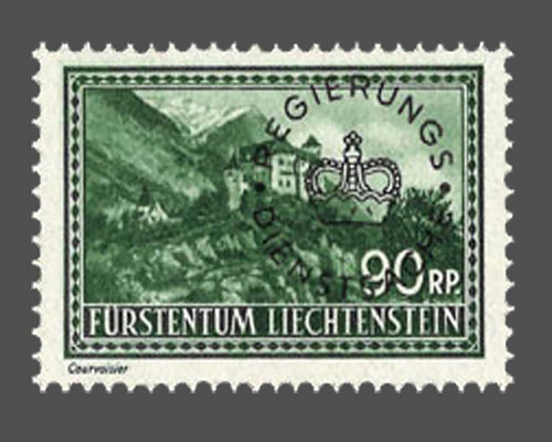 Definitive stamps 1934/1935 with circula