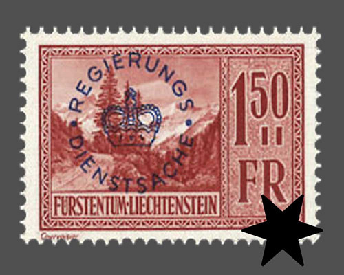 Definitive stamps 1934/1935 with circula