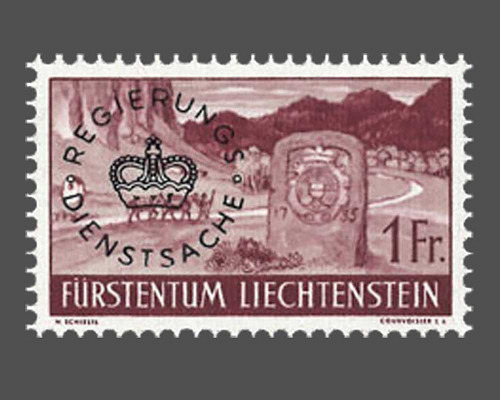 Definitive stamps 1937/1938 with circula