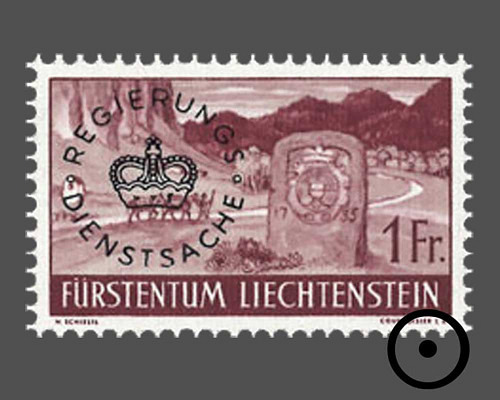 Definitive stamps 1937/1938 with circula