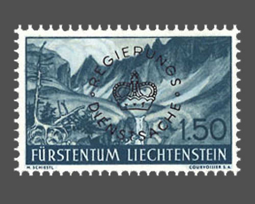 Definitive stamps 1937/1938 with circula