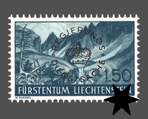 Definitive stamps 1937/1938 with circula