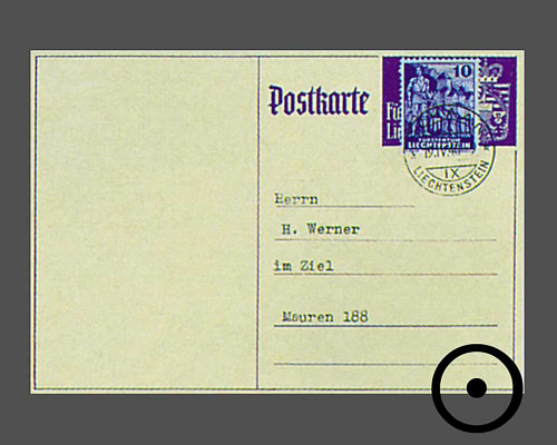 Carte postale: Emblèmes