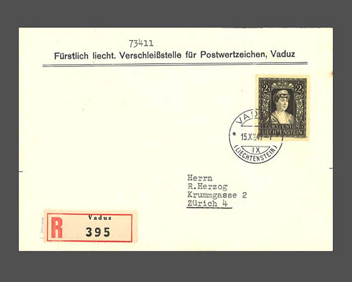 Trauermarke Fürstin Elsa