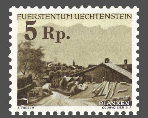 Planken / Provisorium mit dunkelbraunem