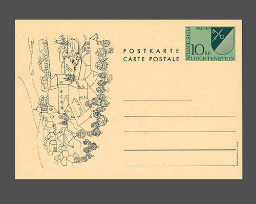 Carte postale: Armoiries de la commune