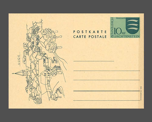 Carte postale: Armoiries de la commune