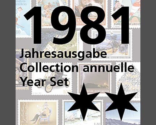 Jahresausgabe 1981 Mi. Nr. 764-769, Bloc