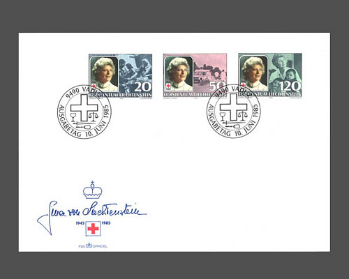 Princesse Gina - Présidente de la Croix-