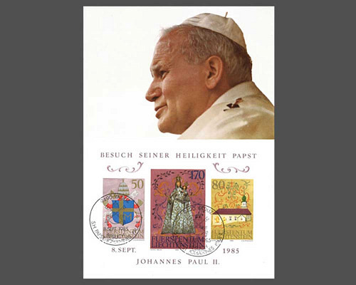 Besuch von Papst Johannes Paul ll.