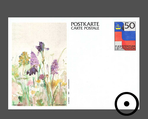 Postcard: country flag