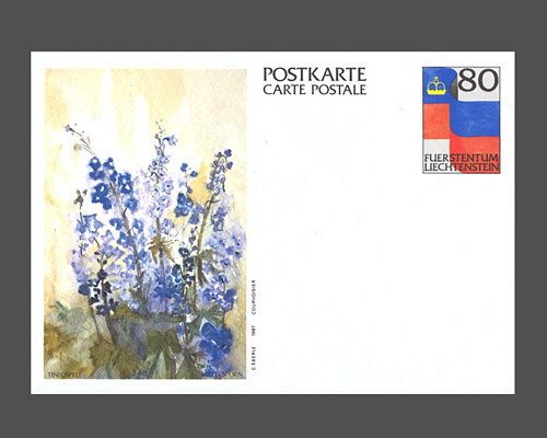 Postcard: country flag