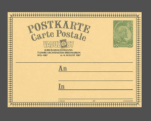 Postcard: Prince Johann ll.