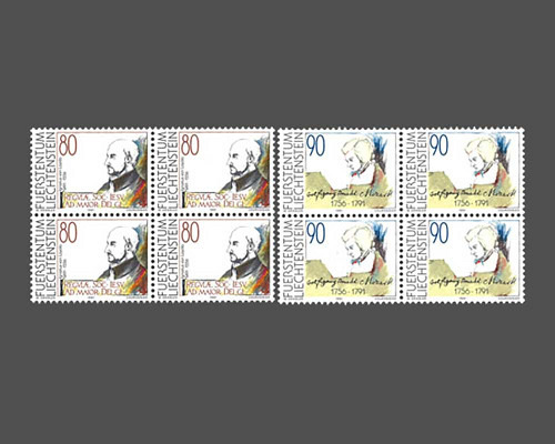 Timbres commémoratifs pour Ignatius de L