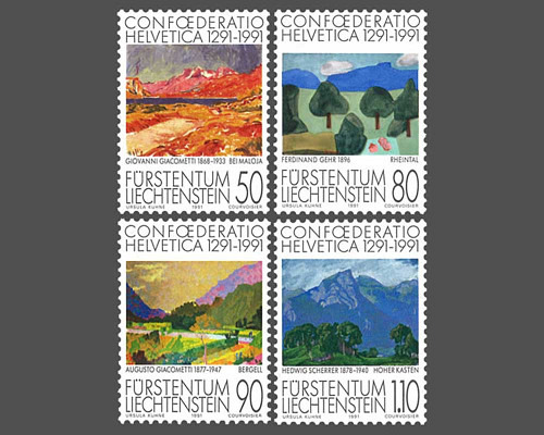 Hommage à la Suisse - Peintures