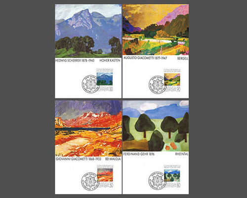Hommage à la Suisse - Peintures