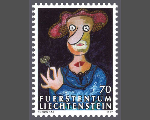 Hommage au Liechtenstein - Enrico Baj