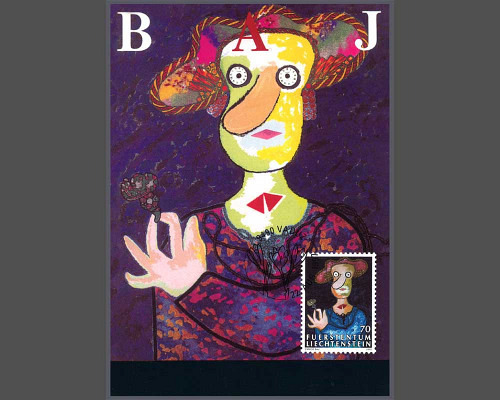 Hommage au Liechtenstein - Enrico Baj