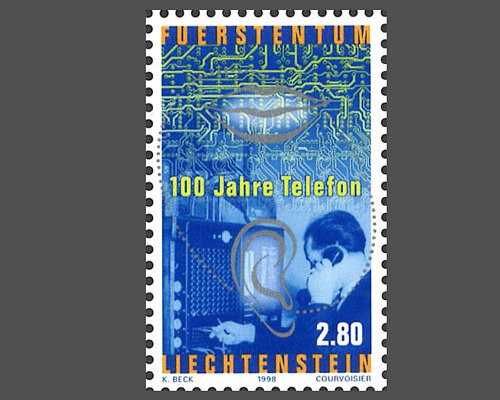 100 ans du téléphone au Liechtenstein