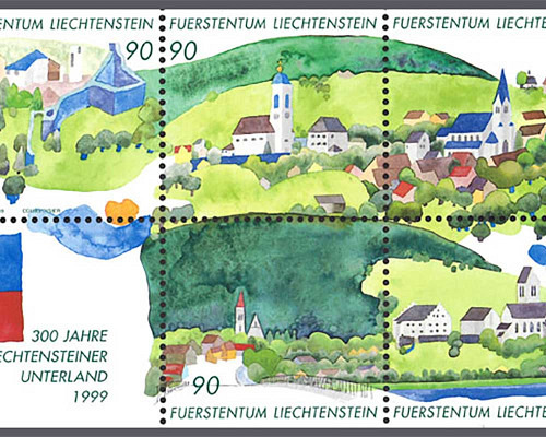 300 ans de l'Unterland liechtensteinois