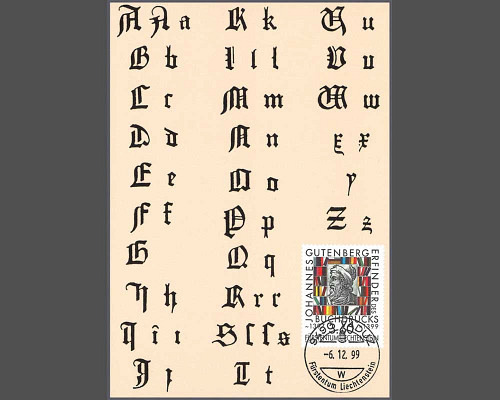600ème anniversaire de Jean Gutenberg