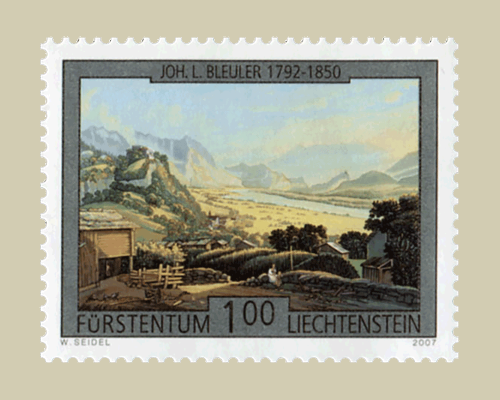 Joh. L. Bleuler - Liechtenstein et Rhin
