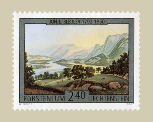Joh. L. Bleuler - Liechtenstein et Rhin
