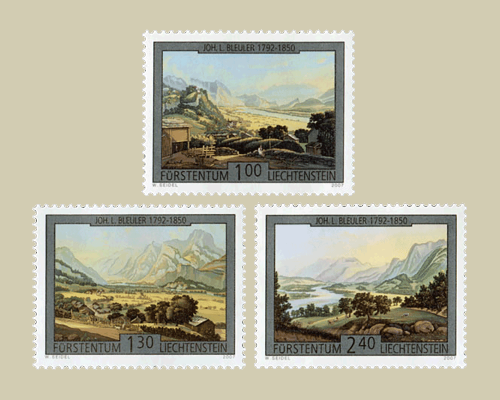 Joh. L. Bleuler - Liechtenstein et Rhin