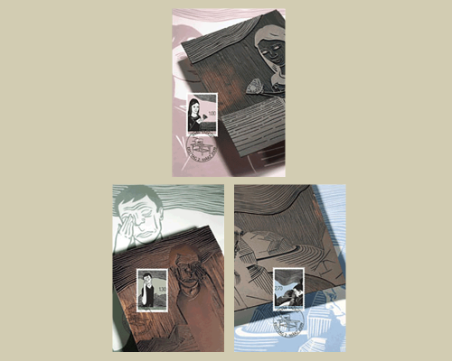 The Printer's Art - Art Print: Linocut