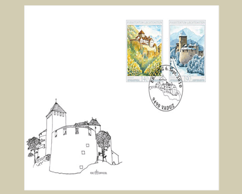 Les quatre saisons du château de Vaduz -