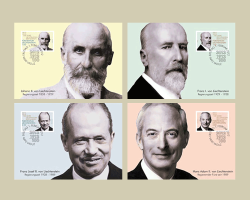 100 ans de timbres au Liechtenstein