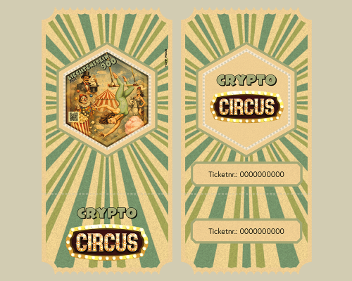 Crypto Circus "Die Akrobatin" Grün