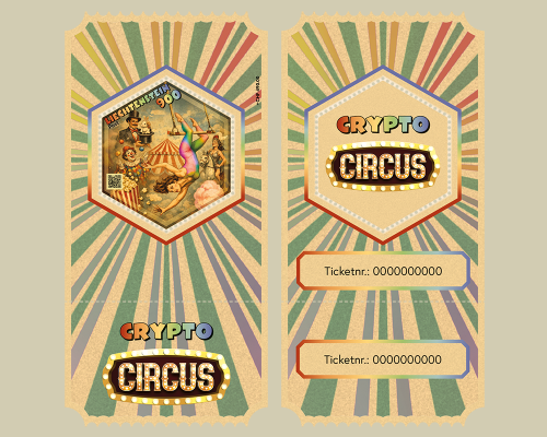 Crypto Circus "Die Akrobatin" Regenbogen