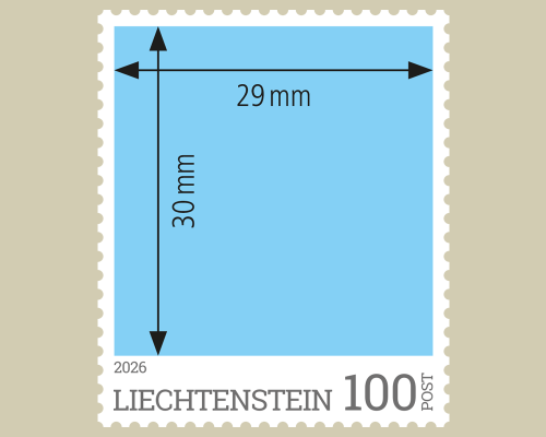 Bogen B-Post Inland (Hochformat)