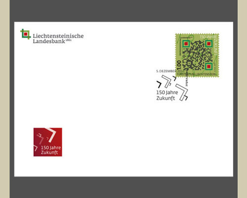 Sonderbeleg - 150 Jahre Liechtensteinisc