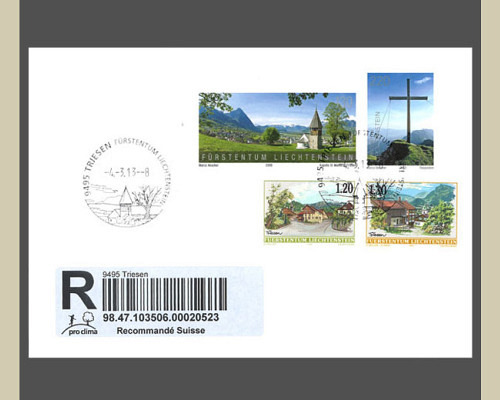 Sonderbeleg - Neuer Ortswerbestempel Tri