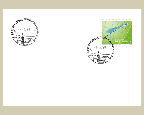 Special Cover - Substitute Date stamp Ru