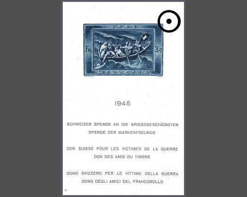 Schweizer Spende an die Kriegsgeschädigt