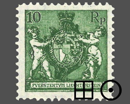 Wappen mit Putten