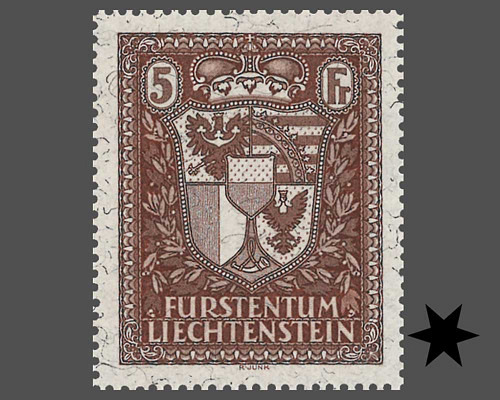 1. Briefmarkenausstellung an der Liechte