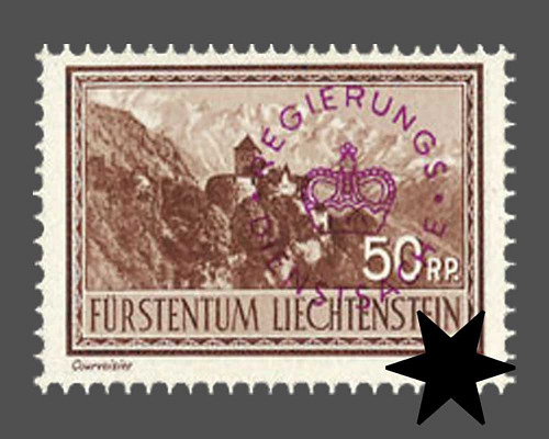 Definitive stamps 1934/1935 with circula