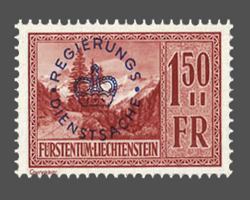 Definitive stamps 1934/1935 with circula