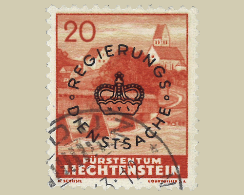 Definitive stamps 1937/1938 with circula
