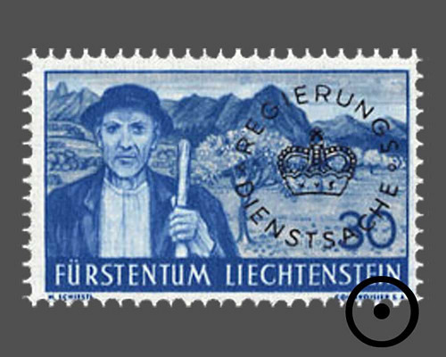 Timbres-poste courants 1937/1938 avec su