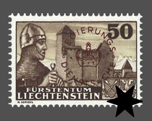 Timbres-poste courants 1937/1938 avec su